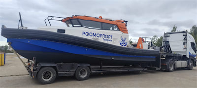 Доставка служебного катера в порт Темрюк Доставка служебного катера в порт Темрюк